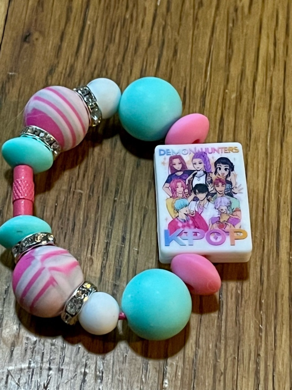 New K Pop Demon Hunters Tumbler Cup Handle Charm Bracelet or backpack charm